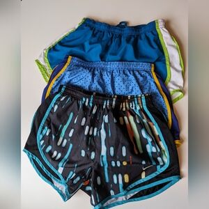 Nike | 3 pairs of Dry Fit Running Shorts | Small